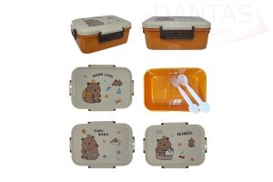 LANCHEIRA COM TALHER CAPYBARA