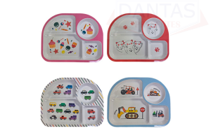 PRATO INFANTIL COM 4 DIVISÓRIAS