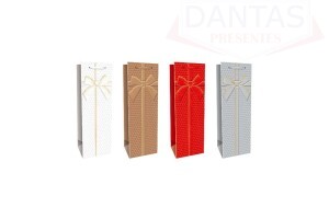 SACOLA PARA PRESENTE C/ 12 UNIDADES