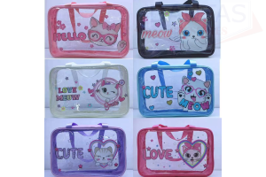 NECESSAIRE TRANSPARENTE DE PLÁSTICO