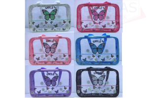 NECESSAIRE TRANSPARENTE DE PLÁSTICO