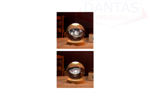 ENFEITE LED USB BOLA DE CRISTAL 