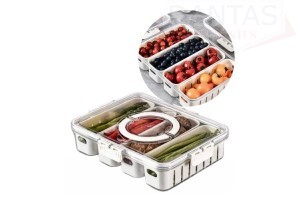 Pote Organizador 4 Divisórias v