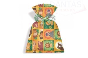SACO PARA PRESENTE 25X35CM LEAO 50UN