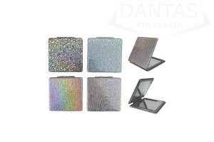 ESPELHO DE BOLSA DOBRÁVEL COM GLITTER