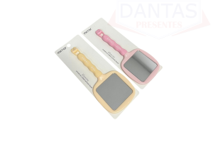 ESPELHO DE MÃO QUADRADO