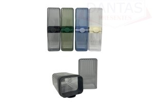 PORTA ESCOVA DE DENTES TRANSPARENTE