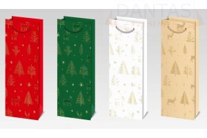 SACOLA PARA GARRAFA C/12 UNIDADES