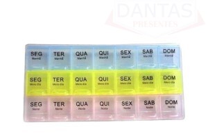 PORTA COMPRIMIDOS ORGANIZADOR PARA 28 DIAS 4 SEMANAS