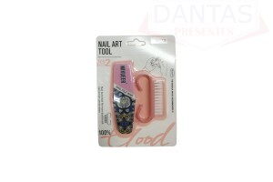 KIT MANICURE ESCOVA E LIXA