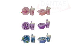 MARMITA LANCHEIRA + TALHER + COPO