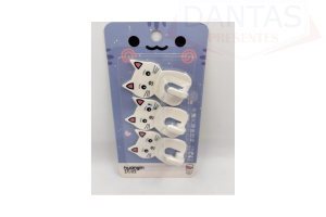 GANCHO DE PAREDE 03 PEÇAS