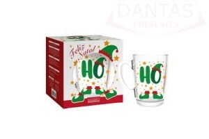 CANECA VIDRO HO DUENDE 320ML