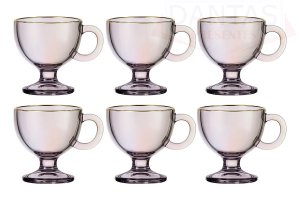 JG 6 CANECA MUSE RB BD 80ML 6PC