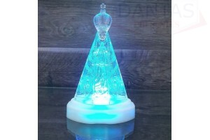 ENFEITE DE MESA COM LED COLORIDO