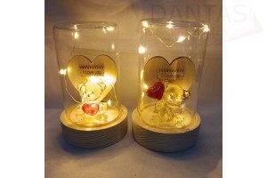 ENFEITE DE MESA COM LED