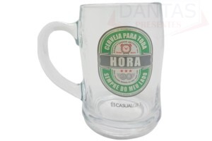 Caneca de Chopp de Vidro 480ml