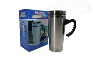 CANECA DE INOX COM TAMPA 450ml