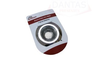 Ralo de Pia de Aço Inox 7cm - Megagift
