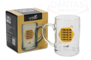 Caneca Shopp de vidro 400ml