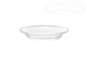 Conjunto 04 Pratos Cristal de Chumbo Pearl 14cm