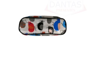 Estojo Escolar Gatinho 20x4x8cm