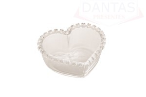 Bowl de Cristal Formato de Coração