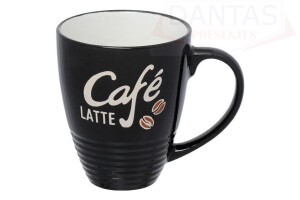 Caneca Georgia Retro Preta 330ml