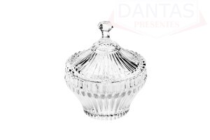 Potiche de Cristal de Chumbo renaissance 11,5x13,5cm