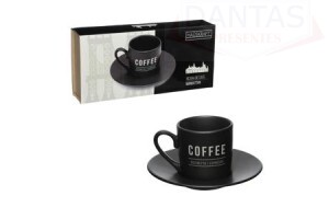 Xicara Cafe Manhat Pt 80ml 6pc
