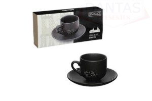 Xicara Cafe Manhat Pt 90ml 6pc