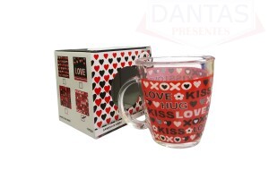 Caneca de Vidro 380ml - Amigold