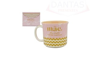 Caneca Tom 350ml Mãe inspiração em Cerâmica - Zona Criativa