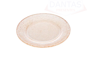 Prato para Sobremesa Petra Âmbar 20cm - Lyor