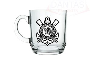 Caneca de vidro Corithians 300ml