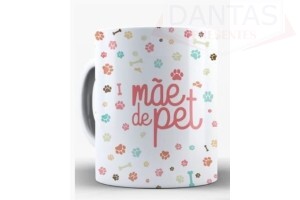Caneca de Cerâmica Mãe de Pet 325ml