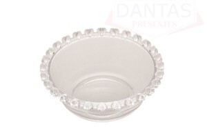 Bowl Raso de Crtistal de Chumbo Coração 11,5x4,5cm - Coliseu