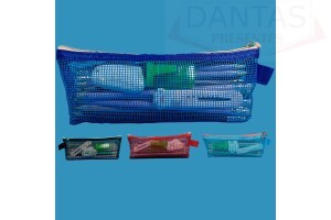 Estojo Escolar de Nylon Furadinho