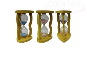 Enfeite de mesa ampulheta 14cm