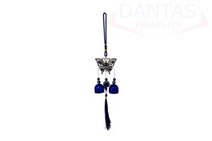 Sino Dos Ventos Mensageiro Borboleta olho Grego 31cm