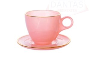 XICARA CHA MAT BD RS 170ML 4PC