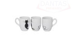 CANECA GATO LAPIS 350ML