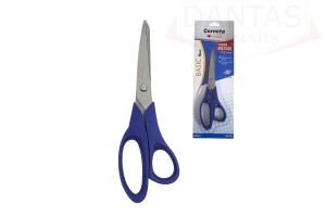 TESOURA BASIC BLUE MULTIUSO 7.1/2 - CORNETA