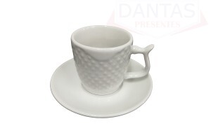 XICARA CAFE BRIXTO BRANCA 65ML 6 PEÇAS