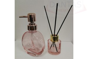 Kit Banheiro Orly Rosa 05 Peças