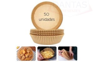 FORRO DE PAPEL PARA FRITADEIRA COM 50 FOLHAS 20X4,5CM - INTERPONTE