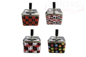 Cinzeiro de metal quadrado Sortido