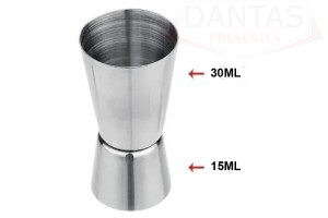 COPO MEDIDOR DOSADOR DUPLO 30ML - 15ML