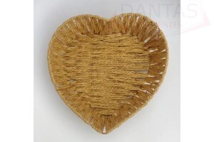 Cesta Formato Coração 24cm - Mega Gift