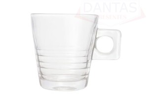 Conjunto 03 Xícaras para Café de Vidro 80ml - Coliseu